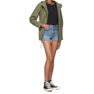 Levi’s Blue Wedgie Distressed Denim Shorts